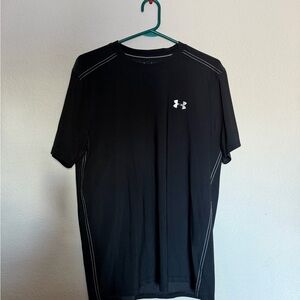 Under Armour Men's Black Tee with White Accents